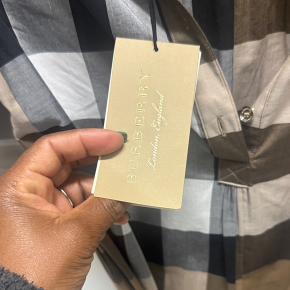 Plaid Belted Shirt Dress - Picture 4 of 4